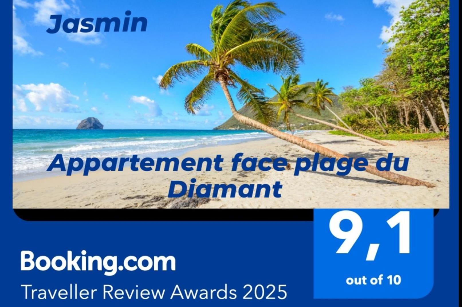 Jasmin - Appartement Face Plage Diamant Le Diamant Zewnętrze zdjęcie